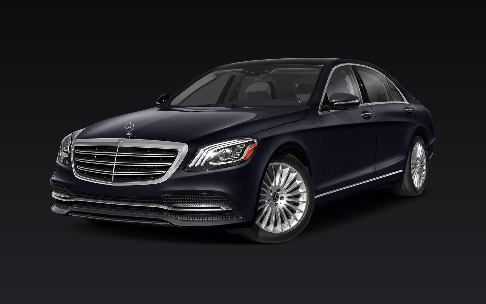 A List luxury sedan on a Los Angeles street